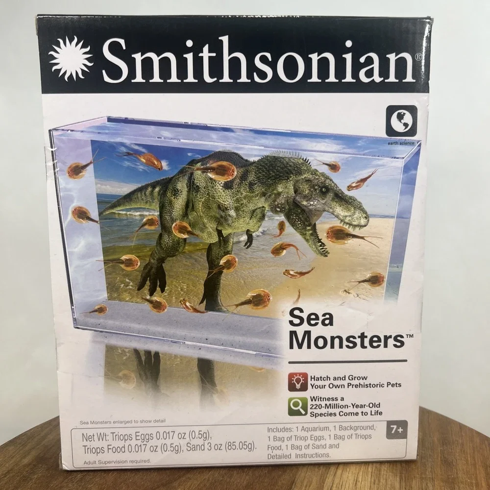 Smithsonian B11016 Earth Science Building Kit Sea Monsters Grow Yours New